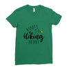 Daddy's Hiking Buddy Ladies Fitted T-Shirt
