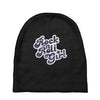 rock n roll girl Baby Beanies