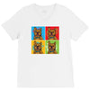pop art V-Neck Tee