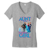 aunt of the birthday girl Women's V-Neck T-Shirt