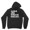 a litle life book white logo Unisex Hoodie