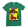 We Can Do It Ladies Fitted T-Shirt