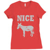 nice ass Ladies Fitted T-Shirt