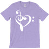 music heart rock baseball jersey T-Shirt