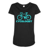 cycologist Maternity Scoop Neck T-shirt