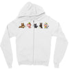 psycho animals Zipper Hoodie