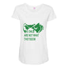 twin peaks  owls Maternity Scoop Neck T-shirt
