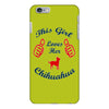 this girl love her chihuahua iPhone 6/6s Plus Case