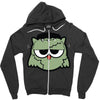 monster owls   frankenstein Zipper Hoodie