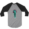headphones girl 3/4 Sleeve Shirt
