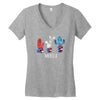 4th of July Women's V-Neck T-Shirt