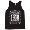 vintage made in 1958 perfectly aged a living legend Tank Top