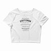 Gentleman (a290) Crop Top
