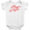 c'est la vie neon slogan Baby Onesie