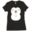 cute penguin Ladies Fitted T-Shirt