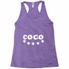 loco coco skul Racerback Tank