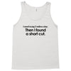 funny t shirt i used to jog 5 miles a day Tank Top