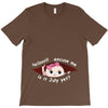 July Peeking Out Baby Girl T-Shirt