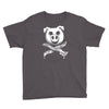 pig bacon cross bones pirate Youth Tee