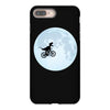 Biker Dinosaur - Dinosaur Riding A Bike To The Moon iPhone 8 Plus