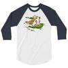 the tree, the raccoon 3/4 Sleeve Shirt