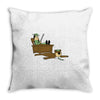 yogi bear rug Throw Pillow