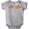 pumpkin skull hand Baby Bodysuit