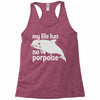 no porpoise Racerback Tank