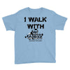 i walk with wasd Youth Tee