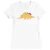 taco mexican tacosaurus Ladies Fitted T-Shirt