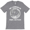 halloween my labrador rides shotgun T-Shirt