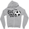 best dad ever 2 Zipper Hoodie
