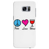 peace love wine Samsung Galaxy S7 Edge