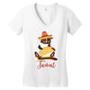taco cat Women's V-Neck T-Shirt