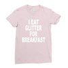 i eat breakfast Ladies Fitted T-Shirt