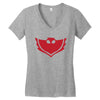 pj masks owlette symbol Women's V-Neck T-Shirt