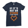 if it's not on strava it didn't happen Ladies Fitted T-Shirt