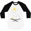 on the top (mountain) 3/4 Sleeve Shirt