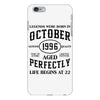 legends were born in october genuıne 1996 qualıty one kind of aged l iPhone 6 Plus/6s Plus Case