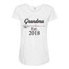 Grandma est.2018 Maternity Scoop Neck T-shirt