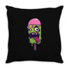 ice cream Throw Pillow
