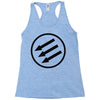 antifa arrows Racerback Tank