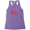 don't stop believin funny christmas Racerback Tank