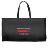 sarcasm loading Weekender Totes