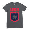 land of the free Ladies Fitted T-Shirt