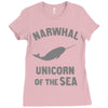 narwhals Ladies Fitted T-Shirt