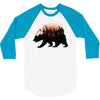 Bear Adventure With Rose 3/4 Sleeve Shirt