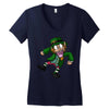 there once was a man from nantucket! Women's V-Neck T-Shirt