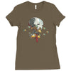 overwatch zenyatta cute spray Ladies Fitted T-Shirt