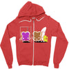 peanut butter and jealousy Zipper Hoodie